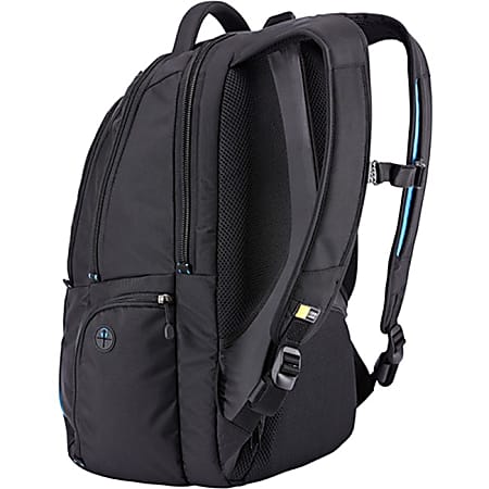 Case Logic BEBP 115 BLACK Carrying Case Backpack for 16 Apple Notebook Black Crush Resistant Scratch Resistant Polyester Plush Interior Handle Shoulder Strap Chest Strap 19.3 Height x 13.4 Width x 12....