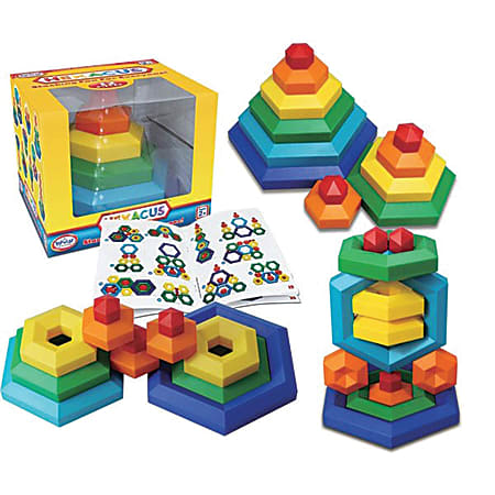 Popular Playthings Hexacus Stacking Game, Grades Pre-K To K