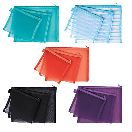 Mesh organizer pouches discount
