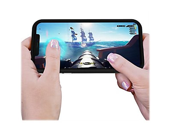 OtterBox - Screen protector for phone - reinforced edges - glass - with privacy filter - for Apple iPhone 12 Pro Max