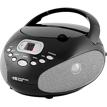 HamiltonBuhl Top Loaded CD Boom Box w/ Led - Display