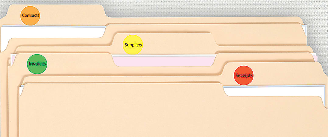 Office Depot® Brand Removable Round Color-Coding Labels, OD98789, 3/4 ...