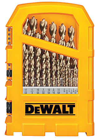 DeWalt Pilot Point Gold Ferrous Oxide Drill Bit Set, 29-Bits