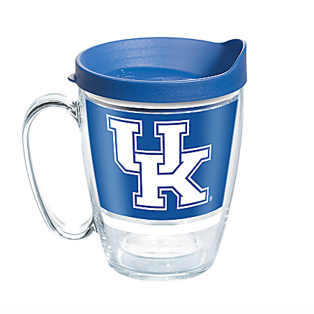Tervis NCAA Legend Coffee Mug With Lid, 16 Oz, Kentucky Wildcats