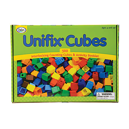 Didax Unifix® Cube Set, Multicolor, Pack Of 500