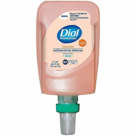 Dial Complete Antibacterial Foaming Hand Wash - FIT Universal Manual - Original Scent - 1.27 quart - Pump Bottle Dispenser - 16670