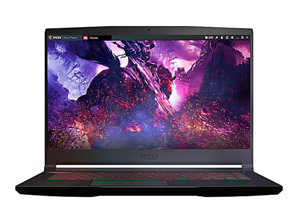 MSI GF63 THIN GF63 THIN 11UC-263 15.6" Gaming Notebook - Intel Core i5 i5-11400H 2.70 GHz - 16 GB RAM - 512 GB SSD - Intel HM570 Chip - Windows 11 - NVIDIA GeForce RTX 3050 - 7 Hours Battery