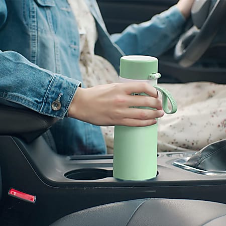 Philips GoZero Everyday Insulated Stainless Steel Water Bottle With Filter 18.6 Oz Green