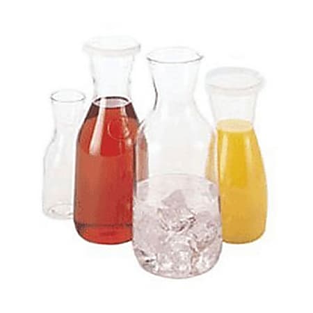 Cambro Camwear Camliter Beverage Decanter, 16.9 Oz, Clear