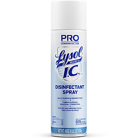 Lysol® I.C. Disinfectant Spray, 19 Oz Bottle
