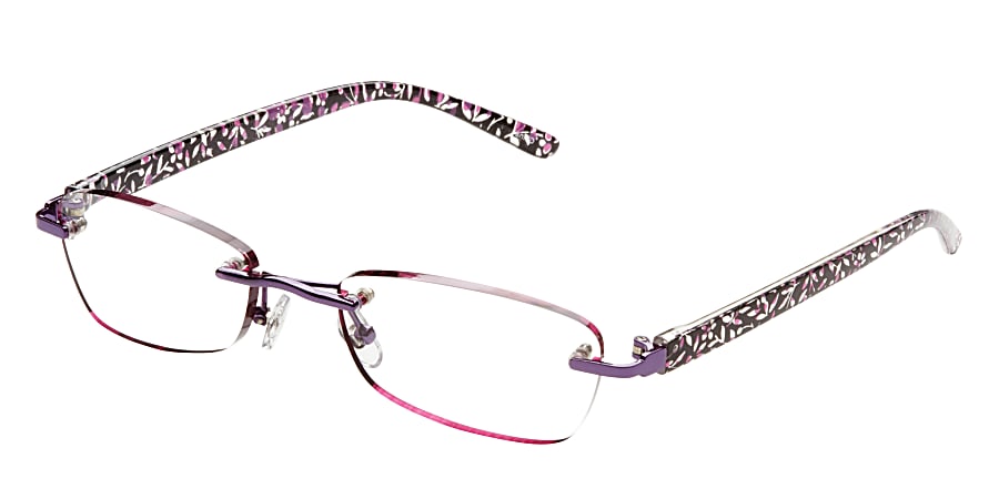 ICU Eyewear Wink Palm Desert Women's Reading Glasses, Purple, +1.5