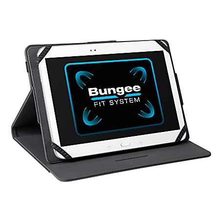 Targus Universal THZ457 Carrying Case for 9" to 10.1" Tablet, Black, Faux Leather, Polyurethane Body, 10.6"H x 7.9"W x 0.8"D
