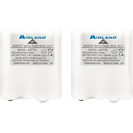 Midland AVP13 - Battery 2 x - NiMH - 1000 mAh - for Midland XT70, XT70 Adventure