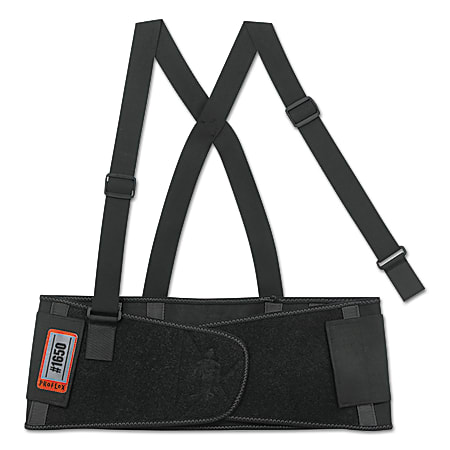 Ergodyne R3® Safety All-Elastic Back Support, X-Large, Black