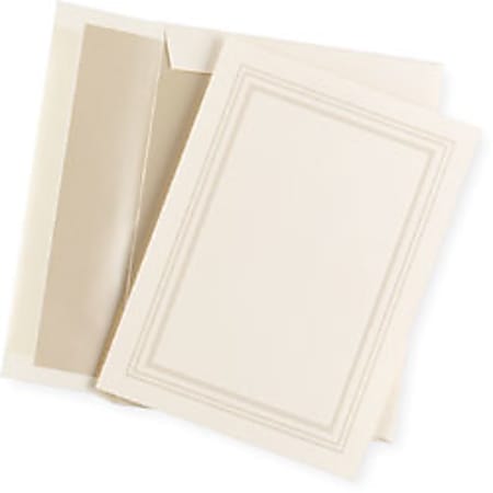 Masterpiece Studios Foil Embossed Invitations, 5 1/2" x 7 3/4", Pack Of 25
