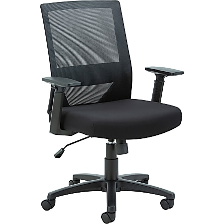 Lorell SOHO Mesh Mid-Back Task Chair - Gray