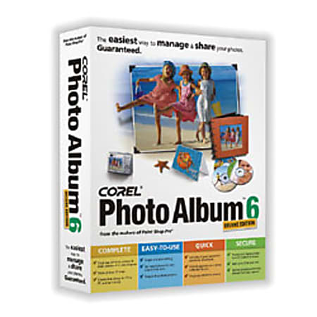 Corel® Photo Album™ 6, DVD, Traditional Disc