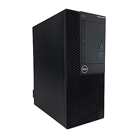 Dell™ Optiplex 3050-MT Minitower Refurbished Desktop PC, Intel® Core™ i7, 16GB Memory, 500GB Solid State Drive, Windows® 10 Pro