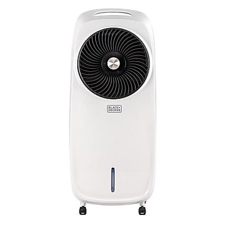 Black+Decker BEAC75 Evaporative Air Cooler, 100 Sq. Ft. Coverage, White