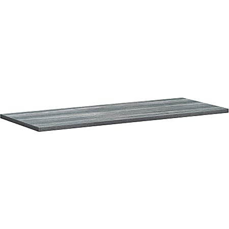 HON Motivate Tabletop - 1.1" Top, 60" x 24" - Sterling Ash Table Top - Durable - For Office