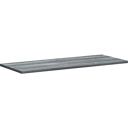 HON Motivate Tabletop - Rectangle - x 1.1" Thickness Top, 60" Width x 24" Depth - Sterling Ash Table Top - Durable - For Office - 1 Each