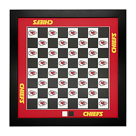 Imperial NFL Wall-Mounted Magnetic Chess Set, Kansas City Chiefs