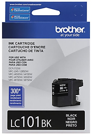 Brother® LC101 Black Ink Cartridge, LC101BKS