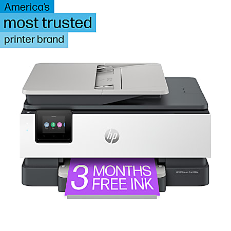 HP OfficeJet Pro 8135e All in One Printer with 3 months free instant ink with HP Office Depot