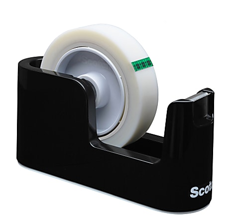 Scotch® Tape Dispenser, 3" to 1" Core, Black