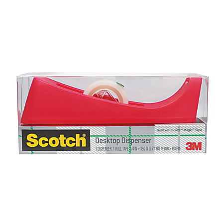 Scotch® Tape Dispenser, Pink