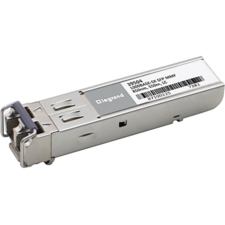 C2G Cisco GLC-SX-MM Compatible 1000Base-SX MMF SFP (mini-GBIC) Transceiver Module TAA - For Data Networking, Optical Network - 1 x 1000Base-SX, SFP, Duplex LC MMF, 850nm, 550m, LC, GLC-SX-MM