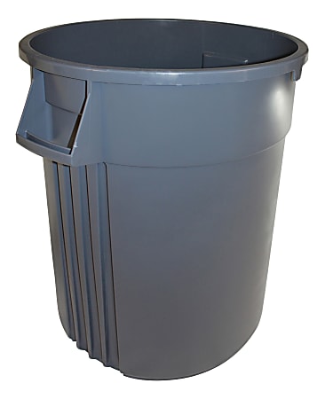 Genuine Joe Gator 55-Gallon Container Lid - Plastic - 1 Each - Gray Genuine Joe Gator 55-Gallon Container Lid - Plastic - 1 Each - Gray