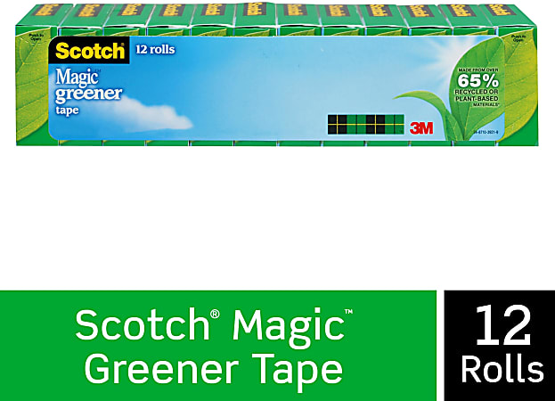 Scotch Magic Invisible Tape In Dispensers 34 x 650 Clear Pack of 6 rolls -  Office Depot