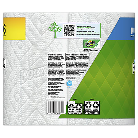 Bounty triple roll outlet
