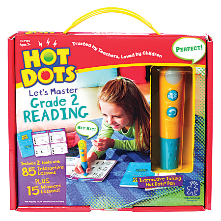 Educational Insights Hot Dots Let's Master Grade 2 Reading
