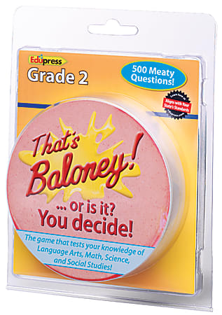 Edupress That's Baloney Game, Grade 2