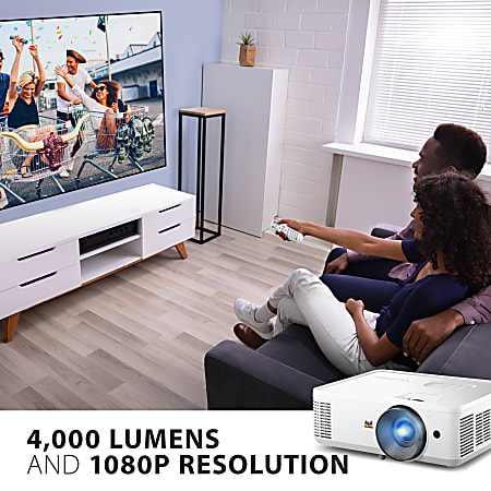 ViewSonic 4000 Lumens High Brightness Projector, PA503HD