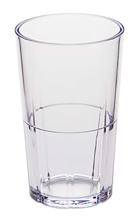 Cambro Lido Styrene Tumblers, 5 Oz, Clear, Pack Of 36 Tumblers