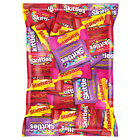 Wrigley's Skittles & Starburst Fun Size Variety Pack, 104.4 Oz