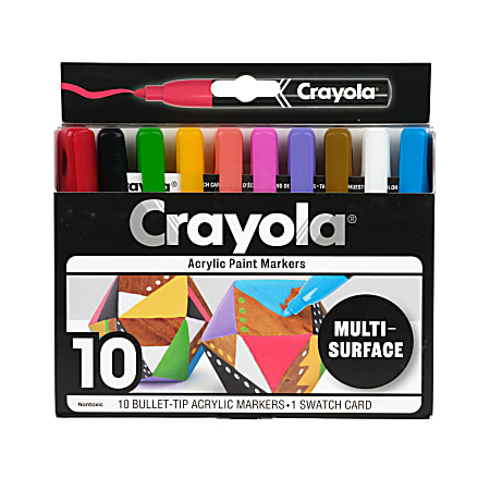 Crayola 10 ct. Bullet Acrylic Paint Markers