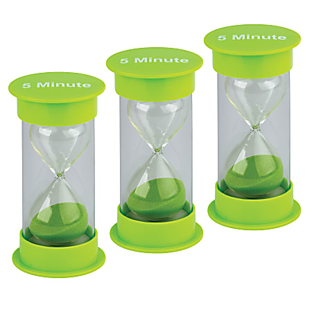 Teacher Created Resources 5 Minute Sand Timers, Lime