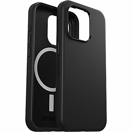 OtterBox iPhone 15 Pro Symmetry Magsafe Smartphone Case, For Apple iPhone 15 Pro, Black