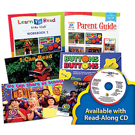 Creative Teaching Press Learn To Read Kids Club, Basic Kids Club, Grades PreK-1, Set 2