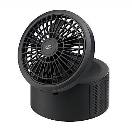 iLive Bluetooth® Portable Speaker With Fan, 6"H x 4.3"W x 6"D, Black, ISB298B