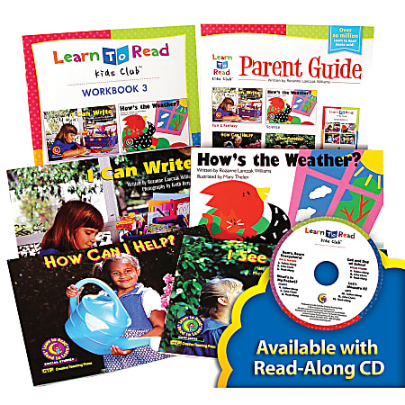 Creative Teaching Press Learn To Read Kids Club, Basic Kids Club, Grades PreK-1, Set 3