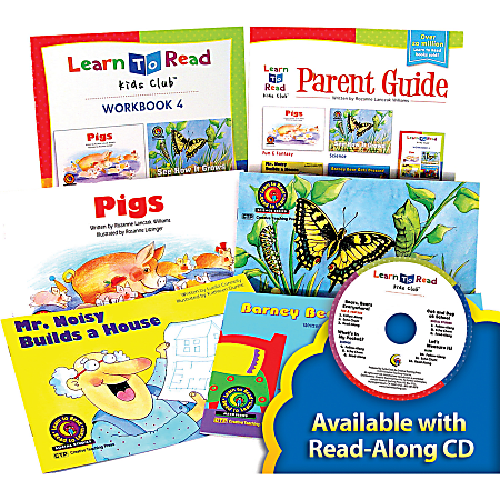 Creative Teaching Press Learn To Read Kids Club, Basic Kids Club, Grades PreK-1, Set 4
