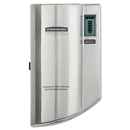 Kimberly Clark® Automatic Door-Handle Disinfectant Dispenser, Silver