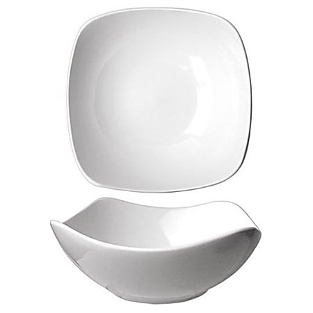 International Tableware Quad Square Fine Porcelain Bowls, 46