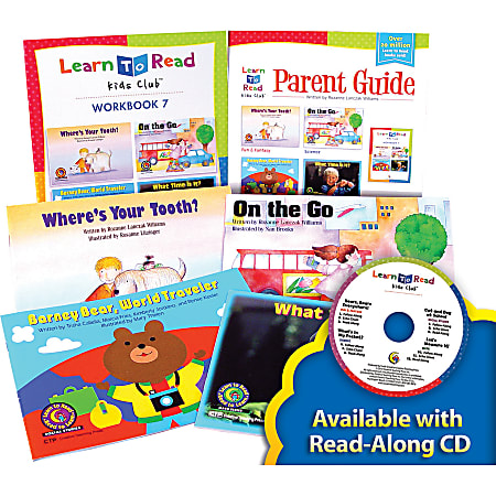 Creative Teaching Press Learn To Read Kids Club, Basic Kids Club, Grades PreK-1, Set 7