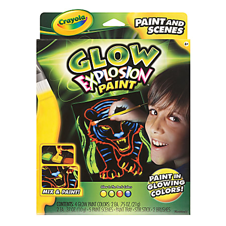 Crayola® Glow Explosion™ Paint & Scenes